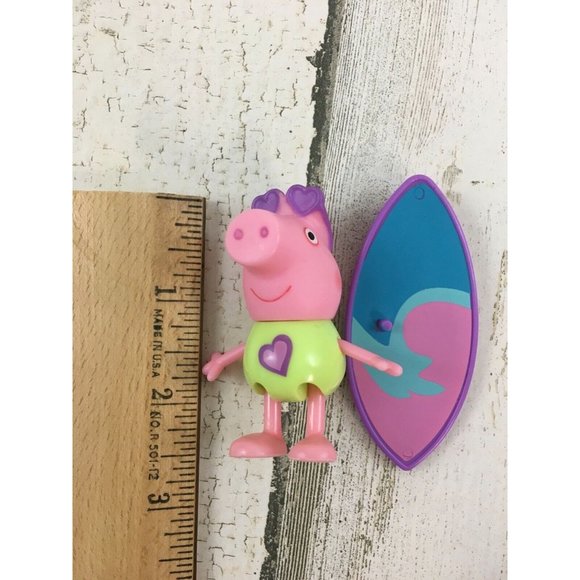 Peppa Pig Figure Surf N Fun Set Swim Swimsuit Surfboard - Picture 12 of 12